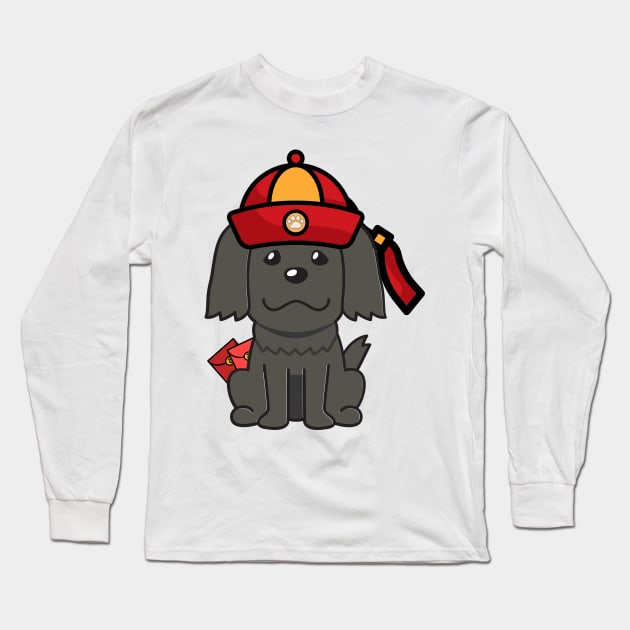 Black Sheep Dog Lunar new year Long Sleeve T-Shirt by Pet Station